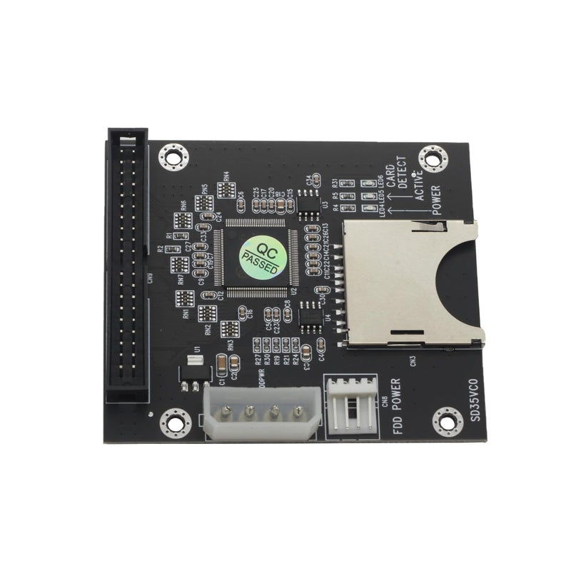 Mustpoint SD SDHC MMC to 3.5" 40Pin Male IDE Adapter Card Big PCB SD-3.5 IDE - Image 1